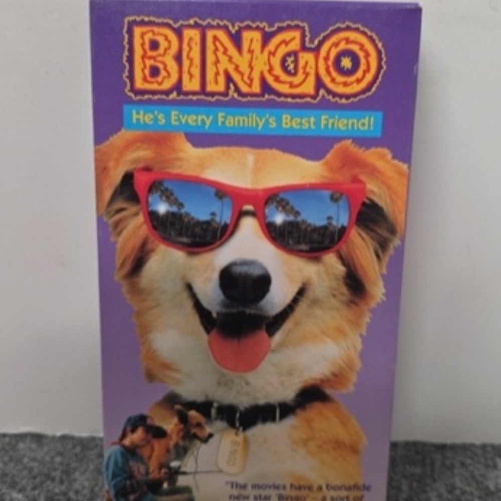 Bingo VHS 1991 Cindy Williams, David Rasche, Like New!